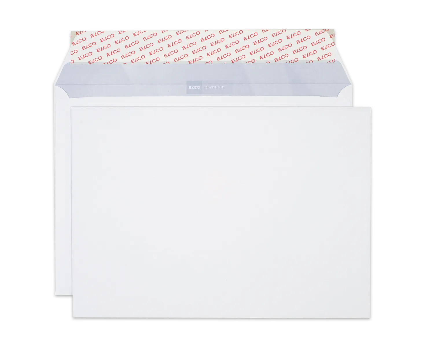 Couvert, ELCO Premium, C4, ohne Fenster, Haftklebeverschluss, 120g/m2, weiss