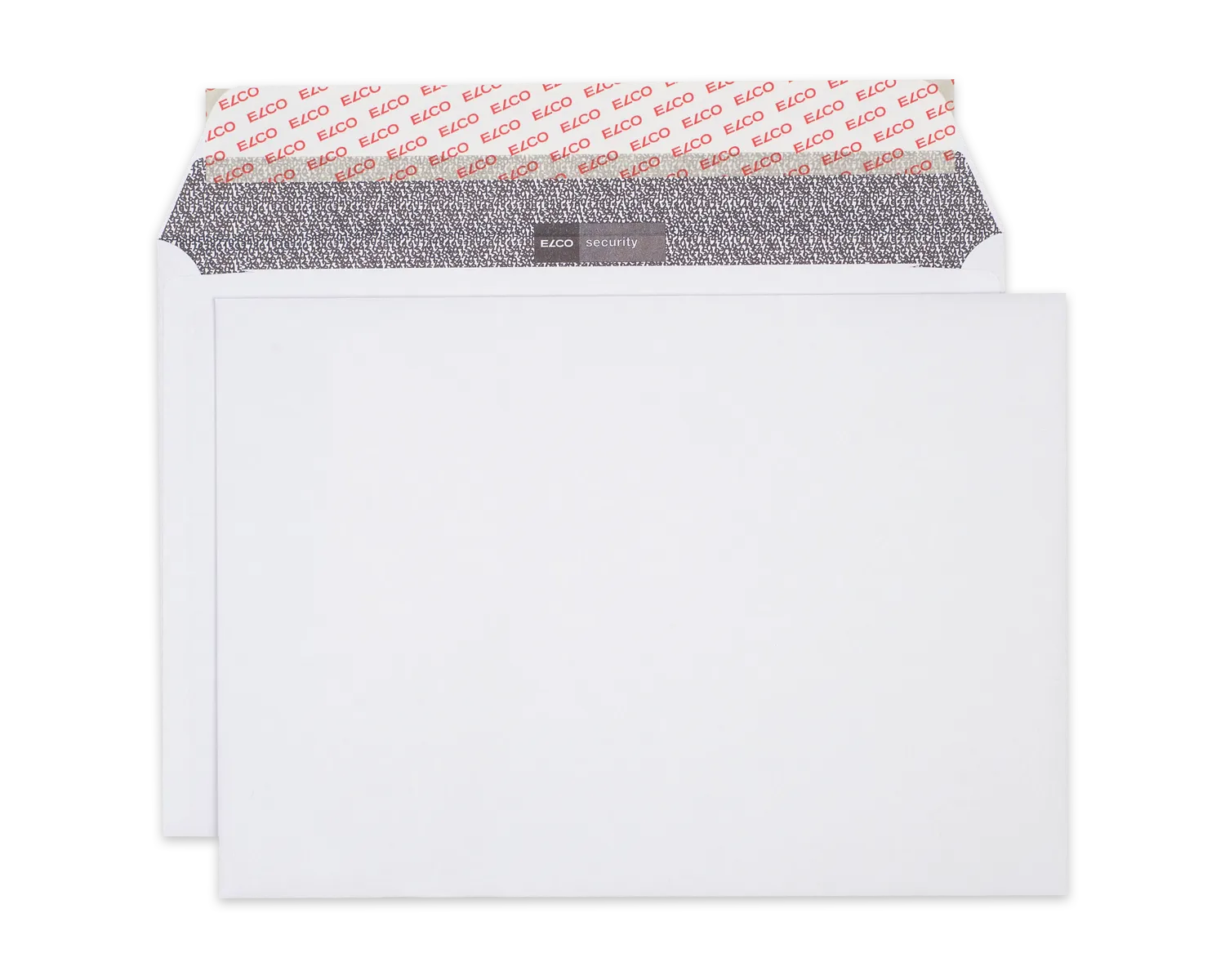 Couvert, ELCO Security, C4, ohne Fenster, Haftklebeverschluss, 120g/m2, weiss