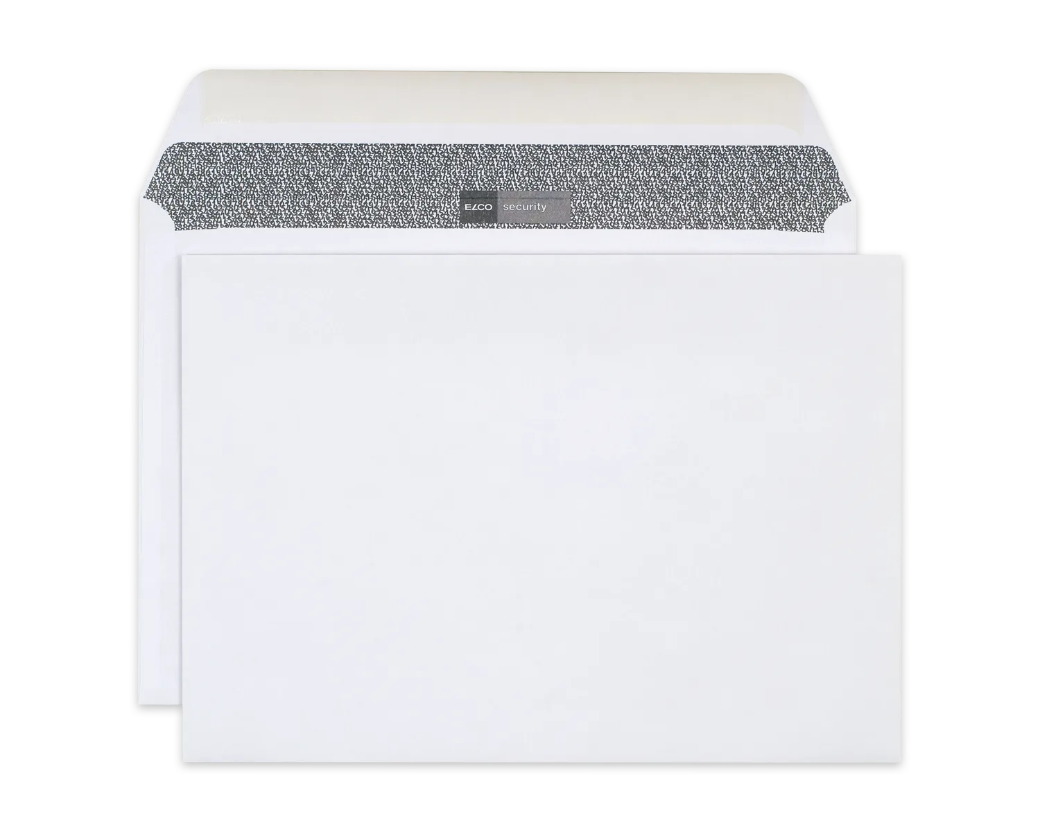 Couvert, ELCO Security, C4, ohne Fenster, Nassklebeverschluss, 120g/m2, weiss