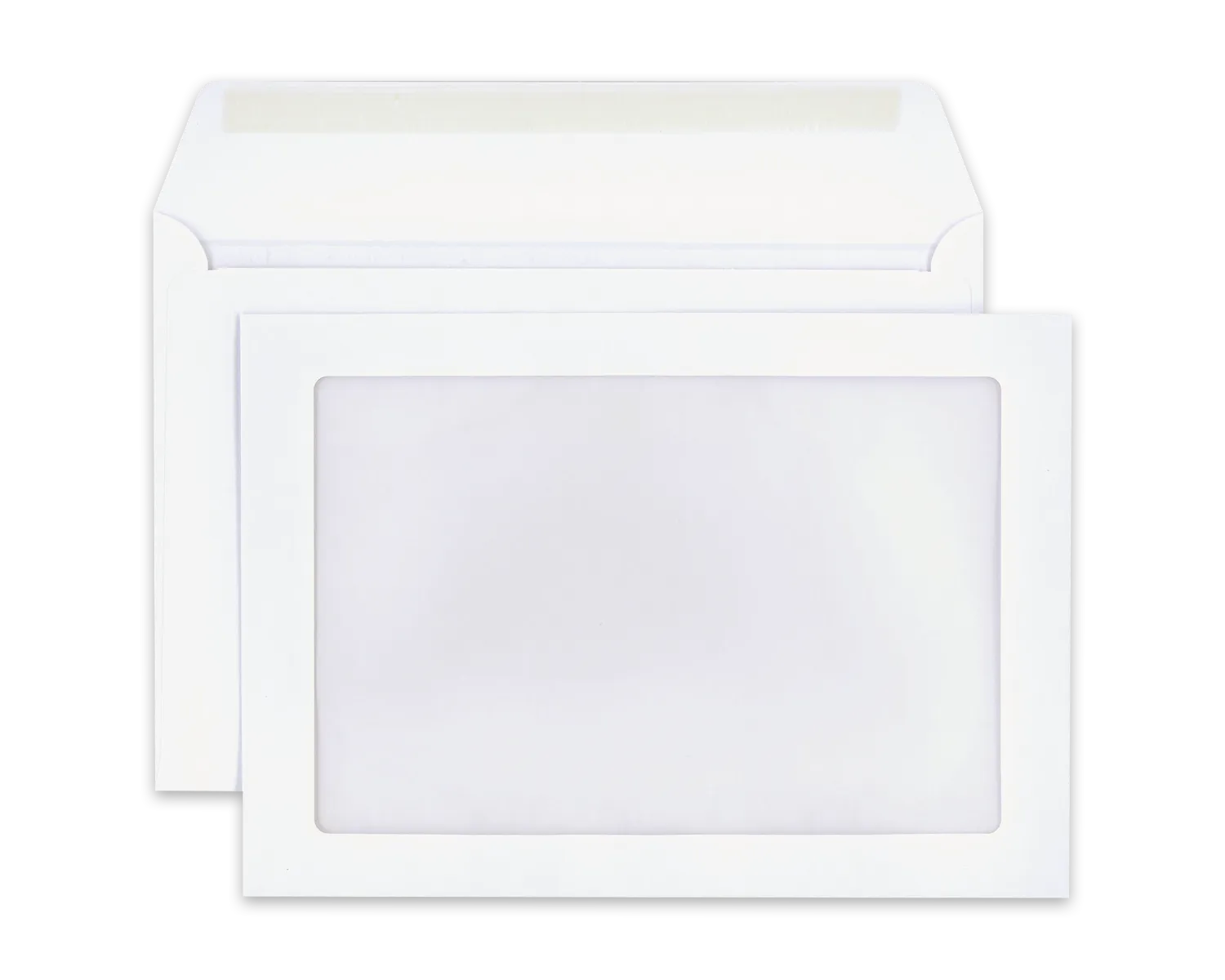 Couvert, ELCO Premium, C5, Fenster Vorderseite Maxiwindow, Nassklebeverschluss, 100g/m2, weiss