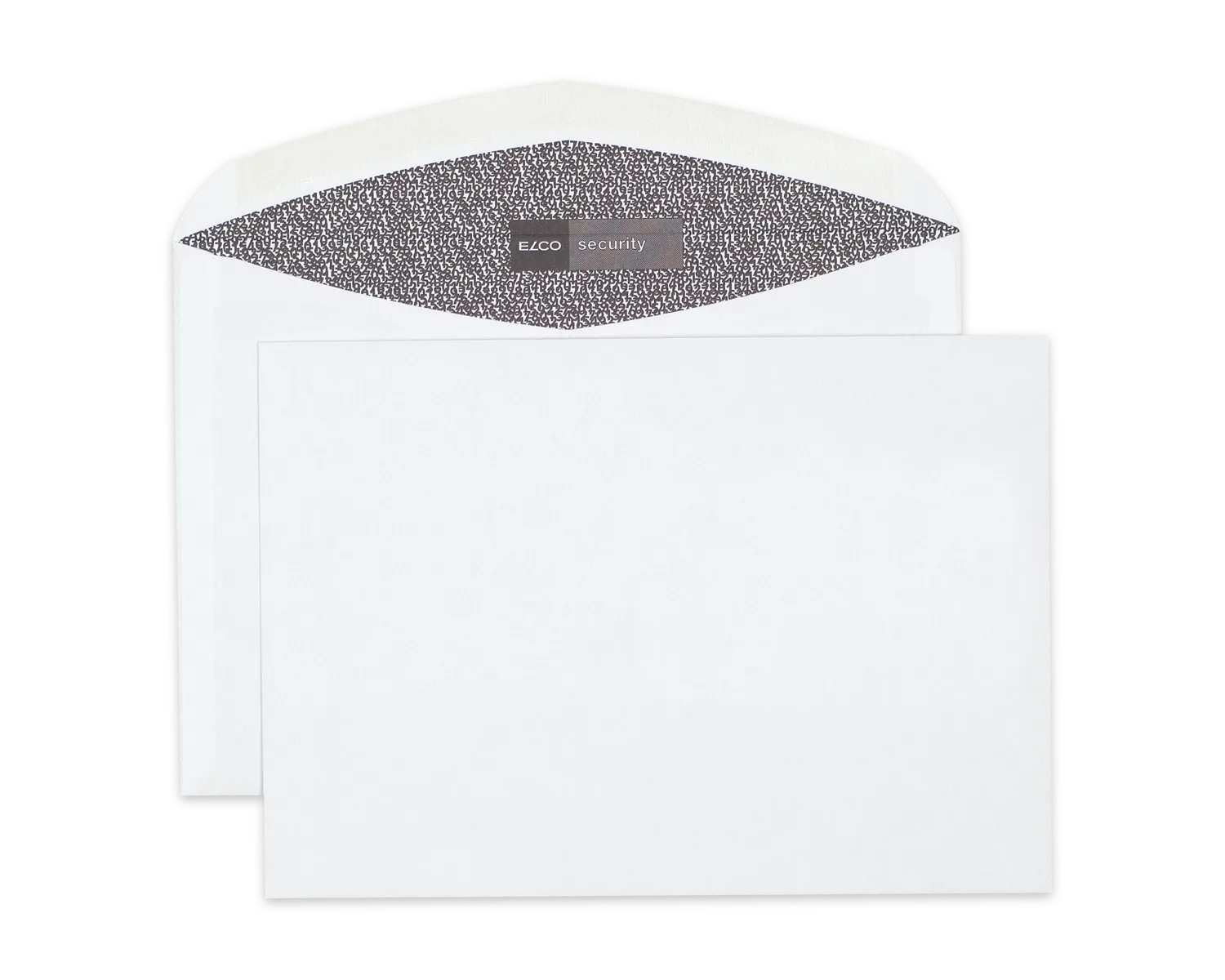 Couvert, ELCO Security, C5, ohne Fenster, Nassklebeverschluss, 100g/m2, weiss