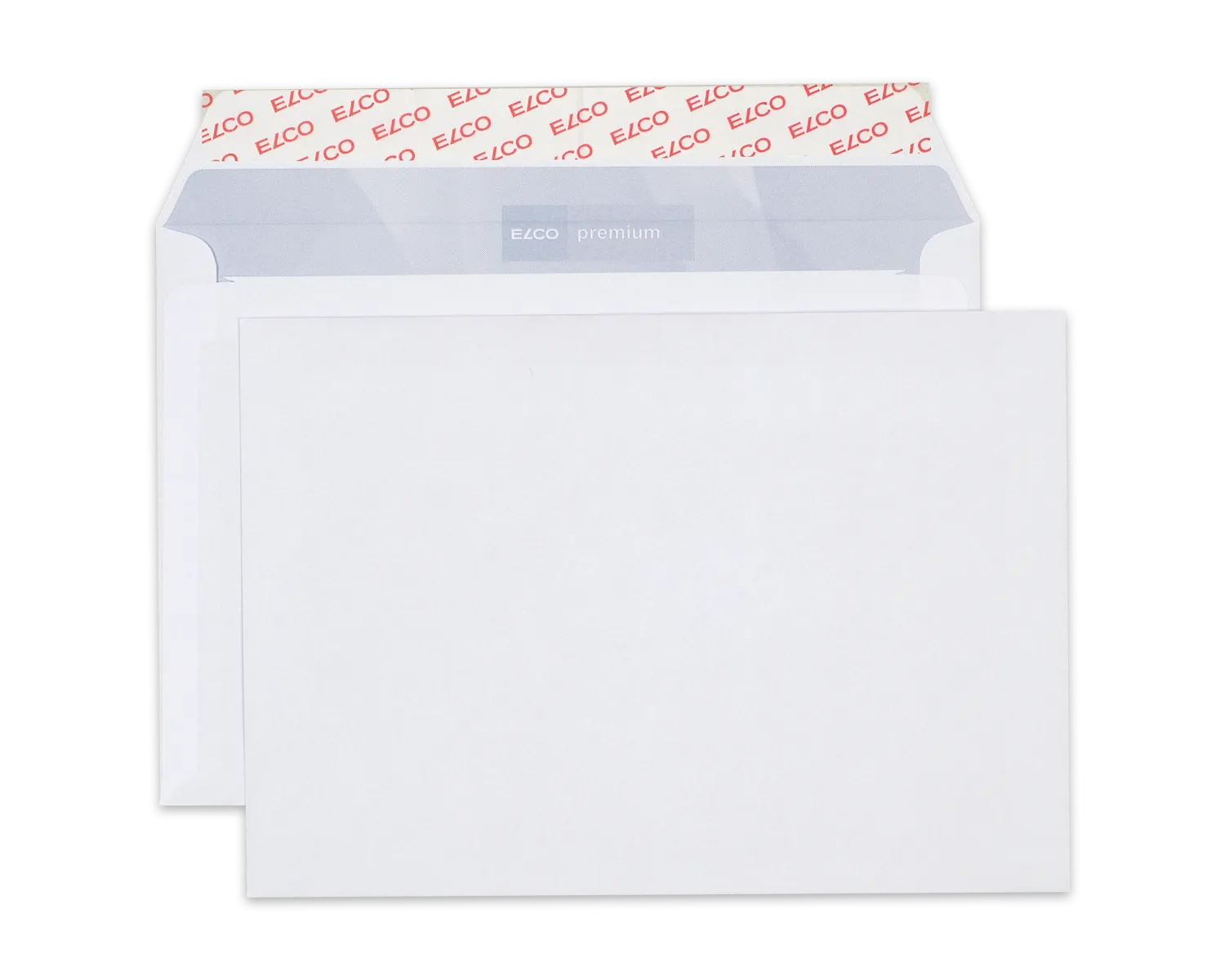 Couvert, ELCO Premium, C5 Mini, ohne Fenster, Haftklebeverschluss, 80g/m2, weiss