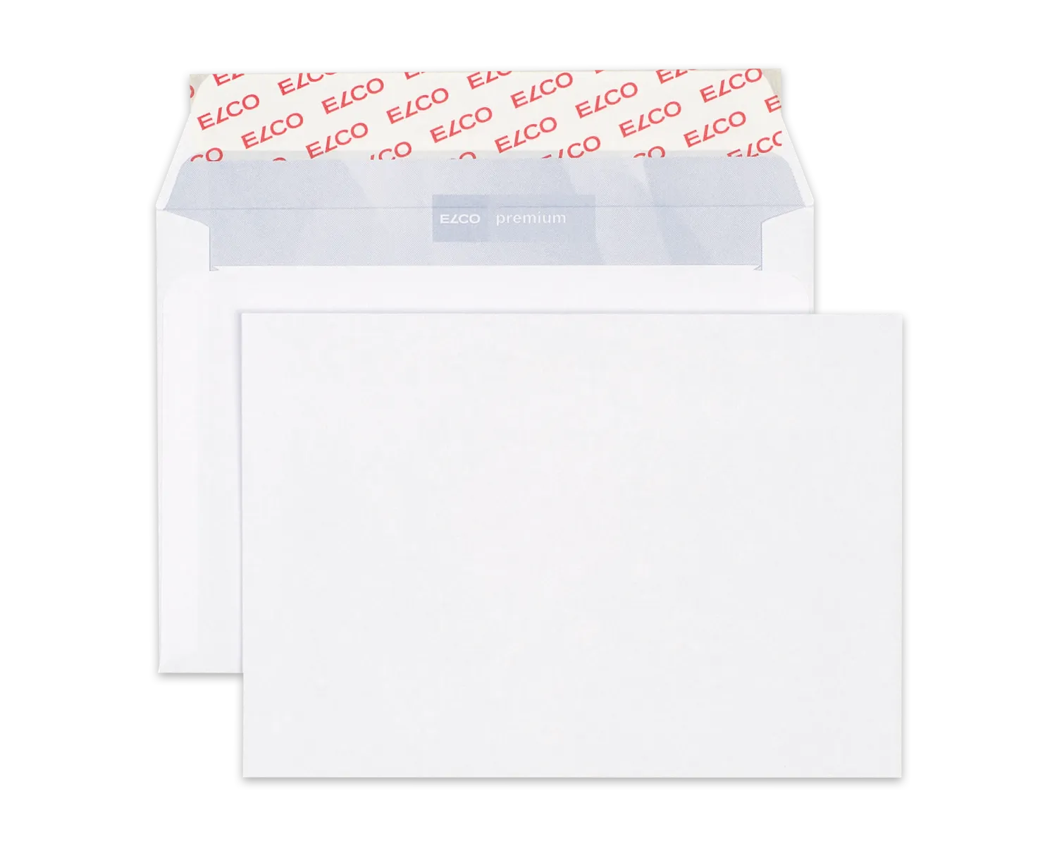 Couvert, ELCO Premium, C6, ohne Fenster, Haftklebeverschluss, 100g/m2, weiss