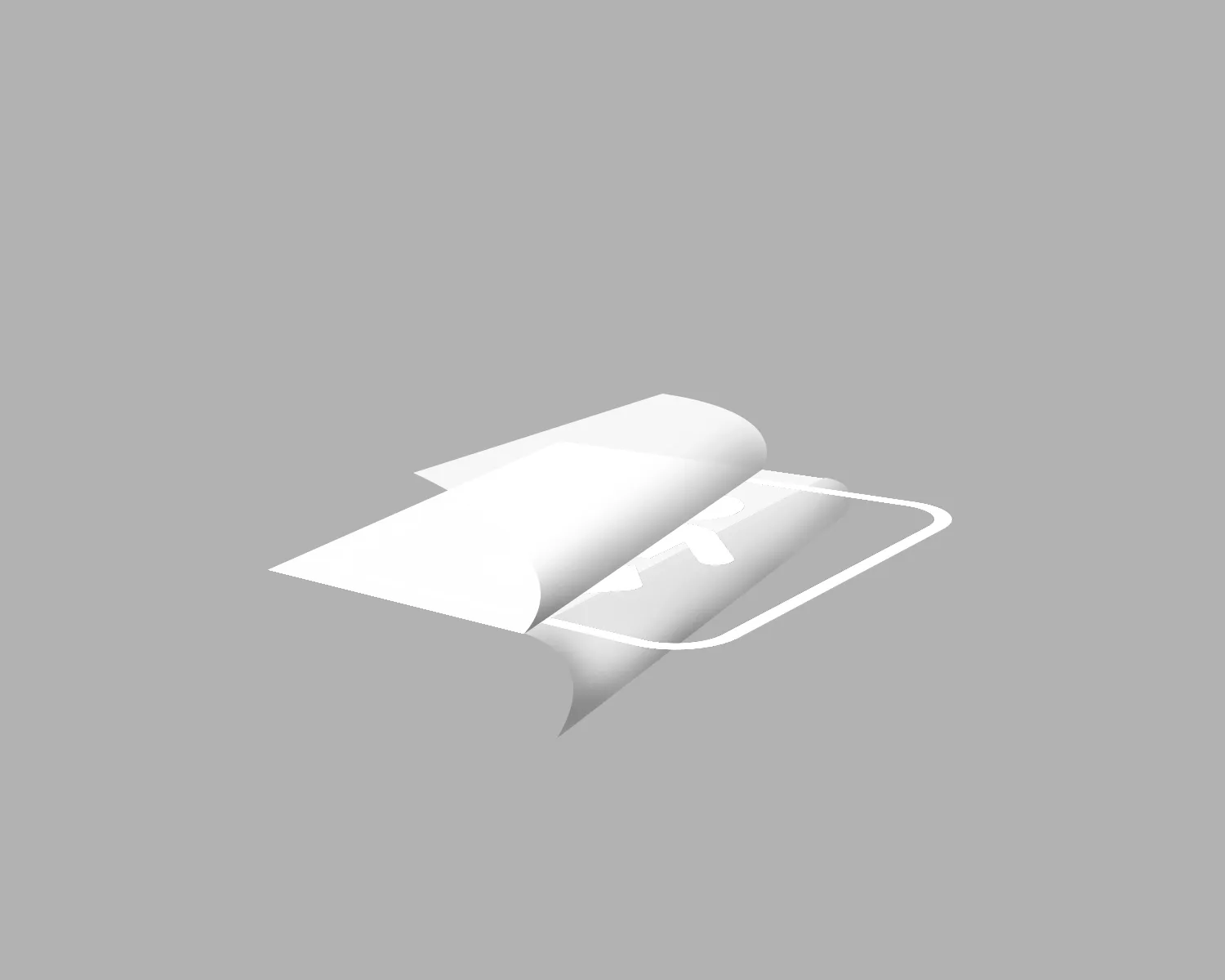 Pictogramme espace &agrave; langer positif blanc