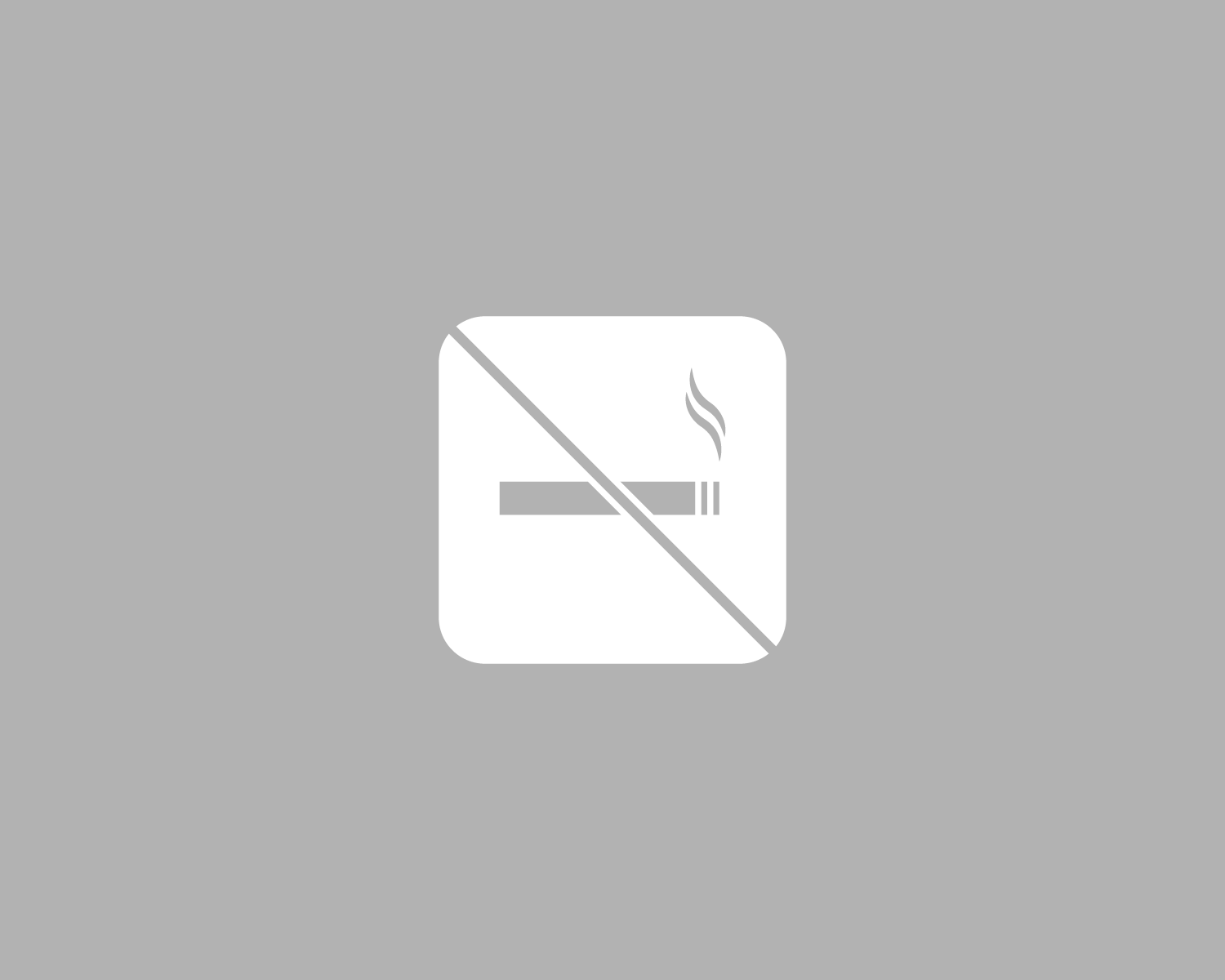 Image of Piktogramm Rauchverbot negativ weiss 150 mm x 150 mm