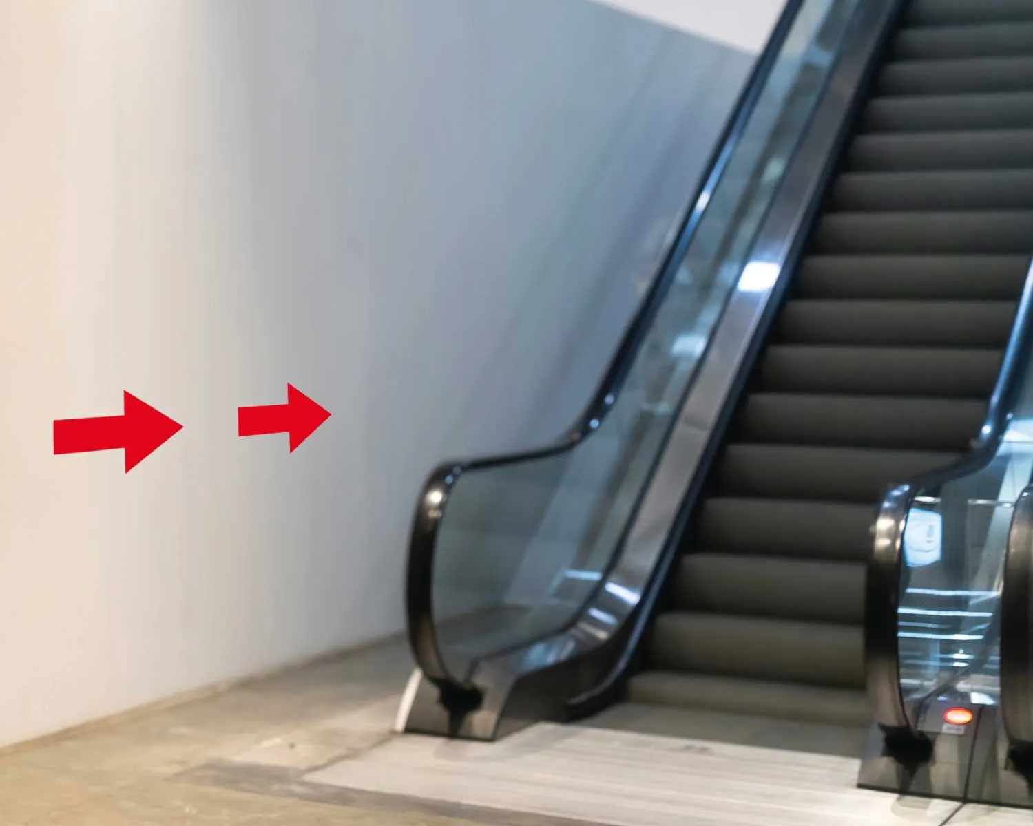 Protmotionsfolie Pfeil rot 600 x 336 mm