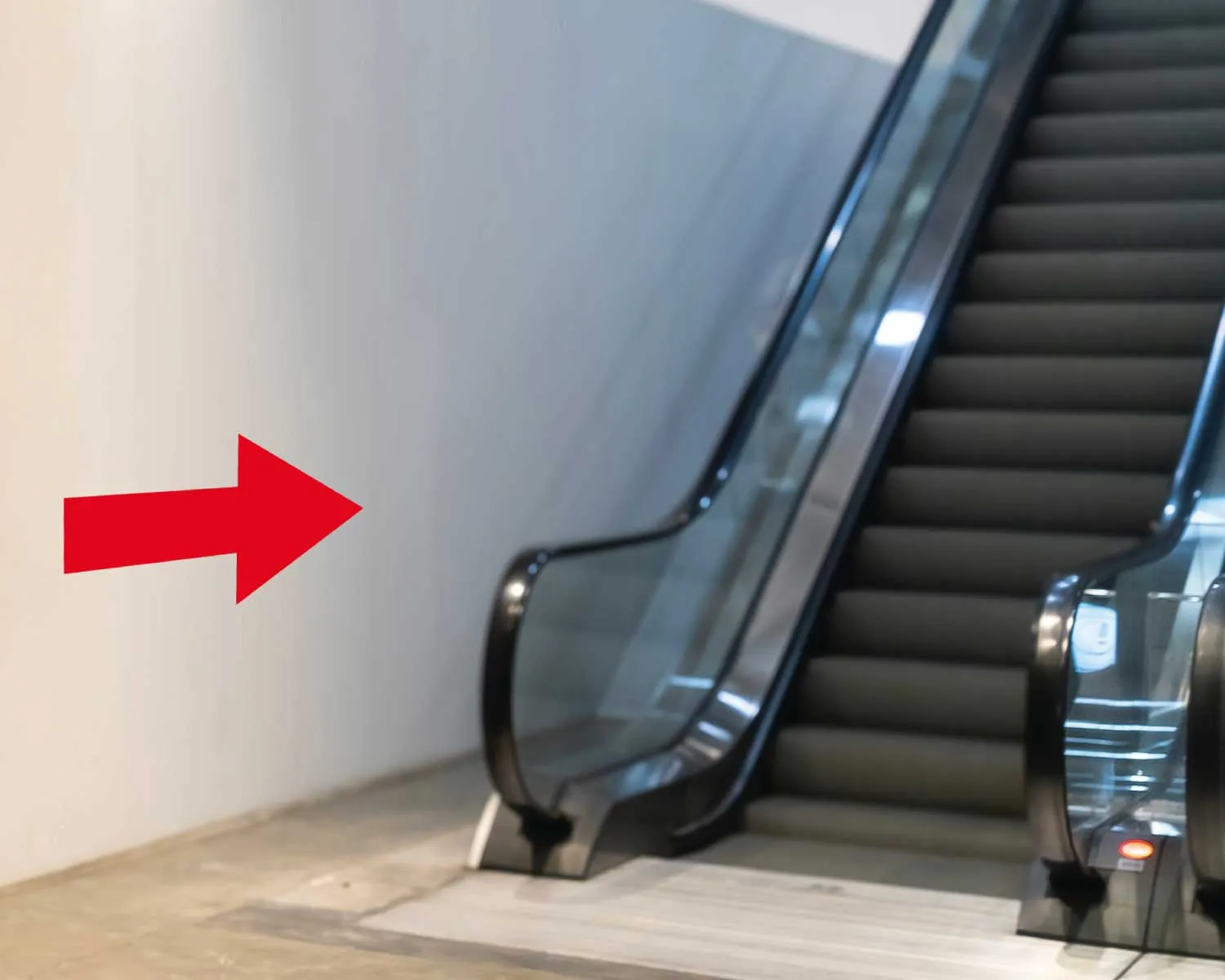 Promotionsfolie Pfeil rot 1200 x 671 mm