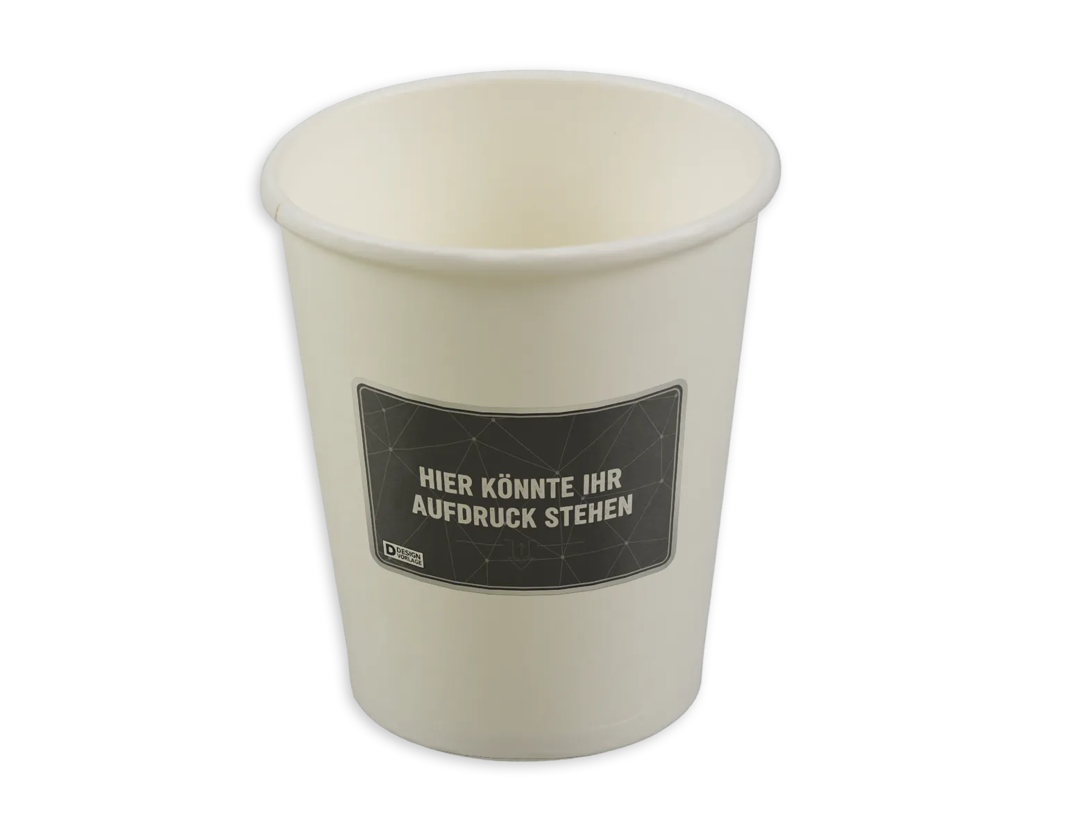 Personalisierbarer Kartonbecher 240 ml