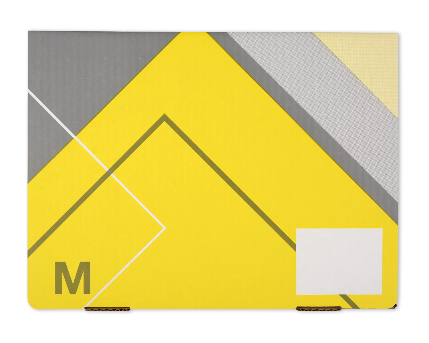 Versandverpackung, ELCO Elcobox, 330 x 250 x 110 mm, weiss/grau/gelb