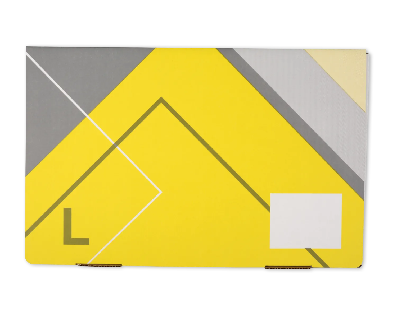 Versandverpackung, ELCO Elcobox, 400 x 260 x 145 mm, weiss/grau/gelb