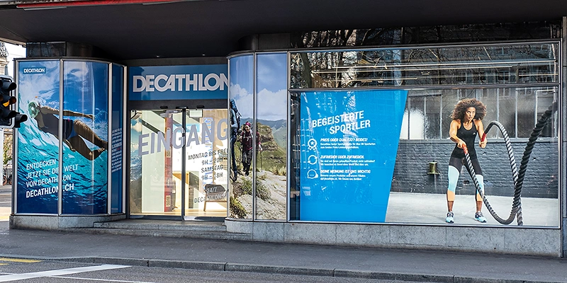 Verkaufsförderung Decathlon Zurich 800